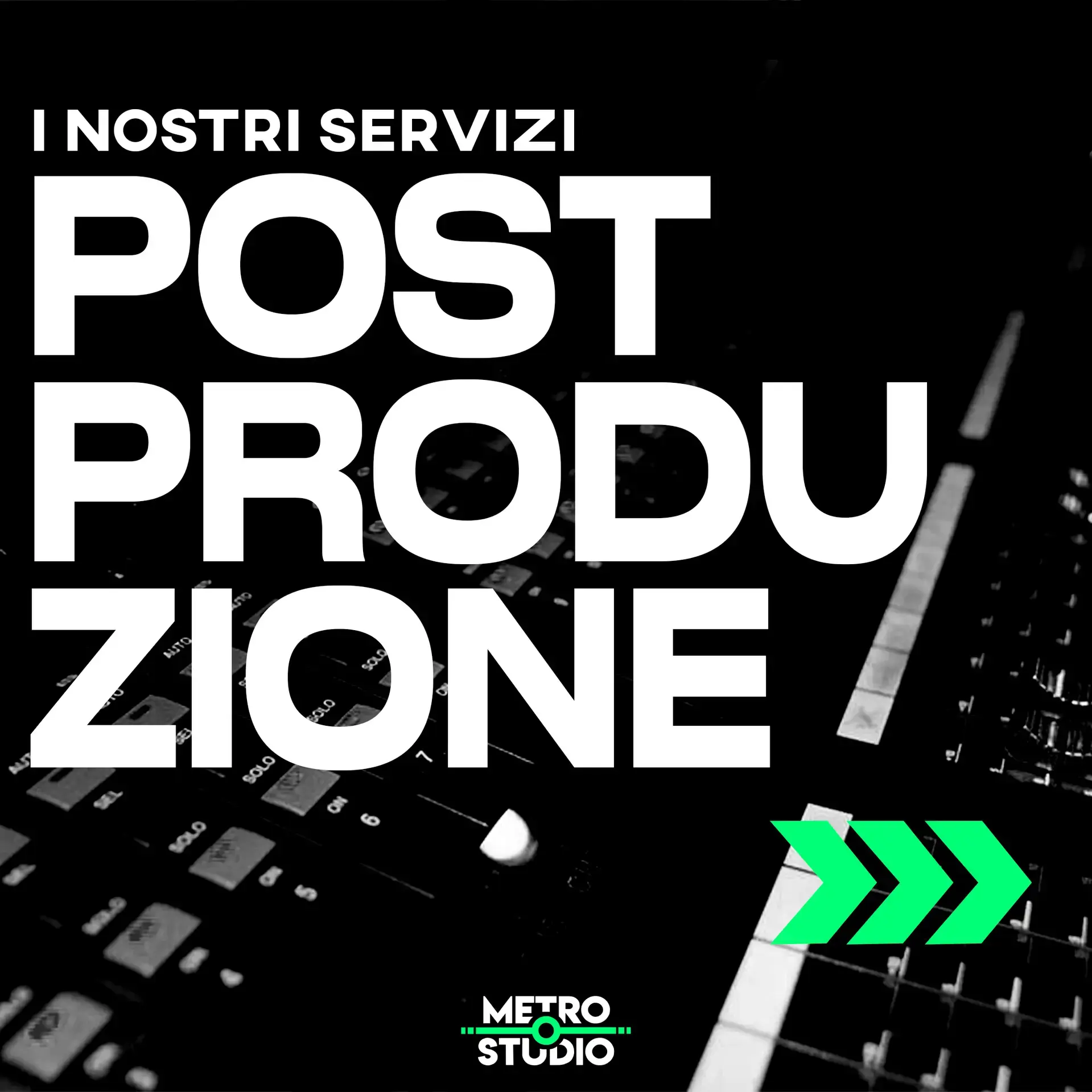 I nostri servizi: Postproduzione
